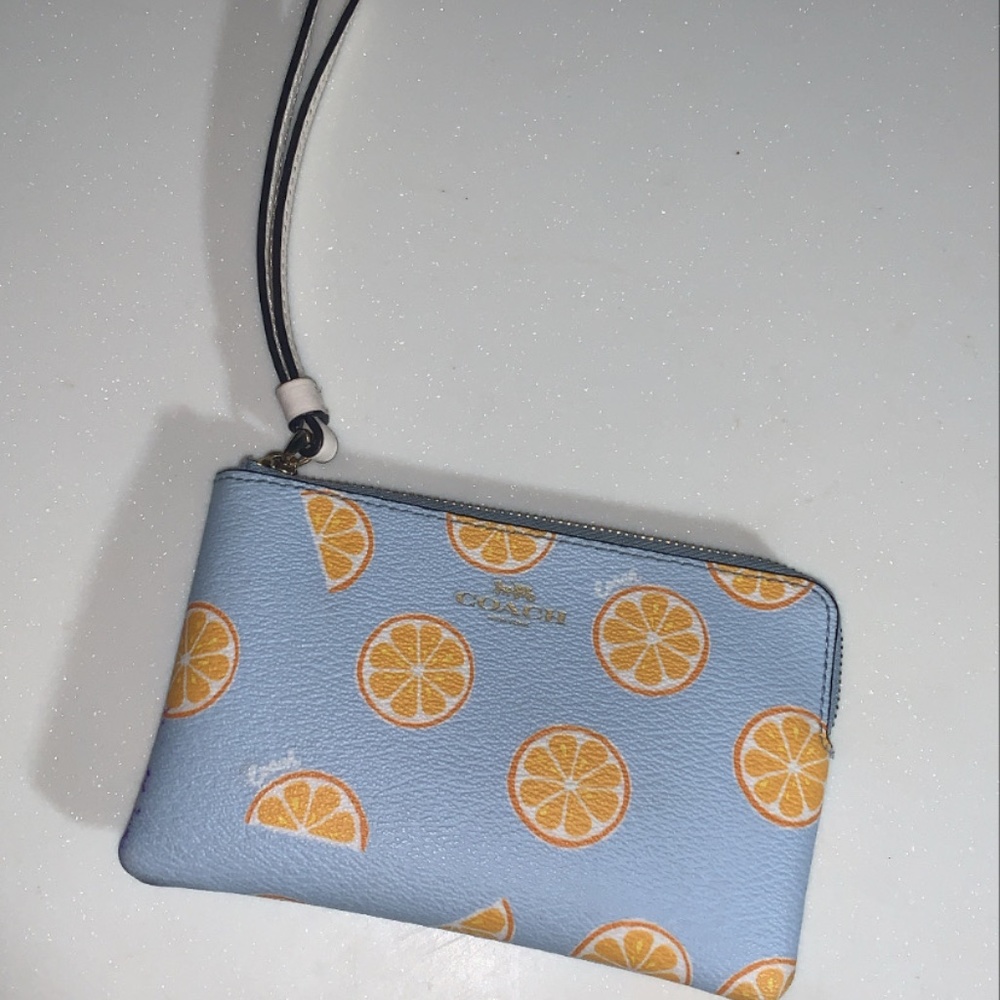Coach Citrus Wristlet